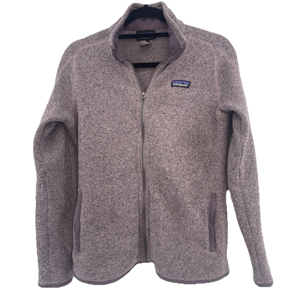 Patagonia Better Sweater Full Zip Women Medium Fleece Jacket Lavender